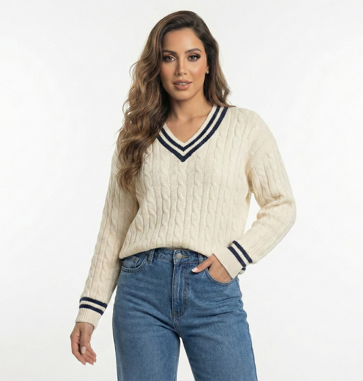SUPPS Zeuce Cable-Knit Sweater - Premium Performance Nutrition